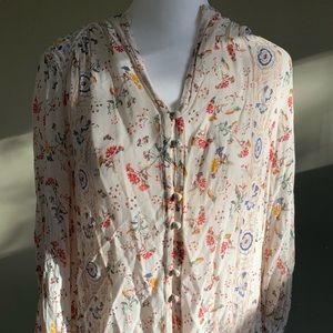 Lucky Brand Floral Shirt
